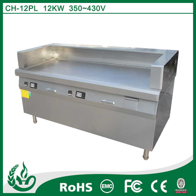 Commercial Electric Induction Griddle Large Capacity For Restaurant / Hotel