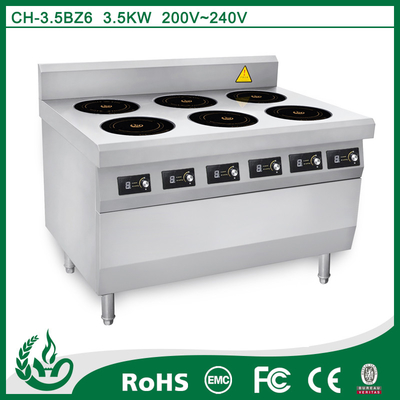 High Efficiency Multi Burner Induction Stove For Kitchen And Restaurant