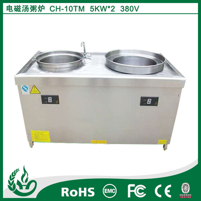 Square Industrial Soup Cooker Chinese Burner Range 13000W CE FCC Approved