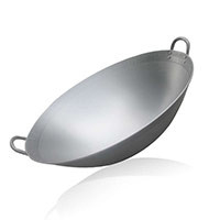 500mm Diameter Kitchen Iron Wok For Commercial Induction Cookers