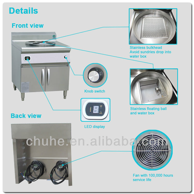 Free Standing Commercial Kitchen Steamer , Dim Sum Steamer Stainless