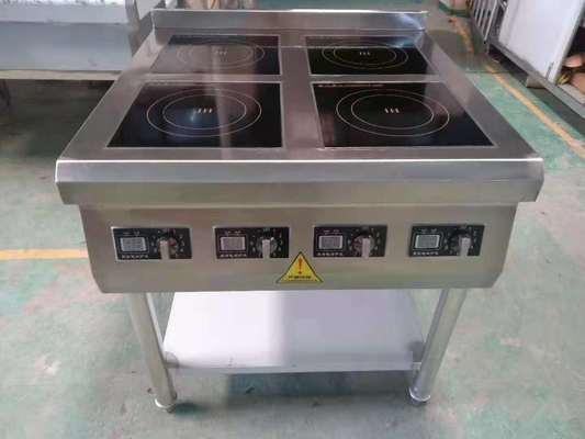 Freestanding 4 Burner Induction Stove / 3500W Four Plate Large Standing Cooker